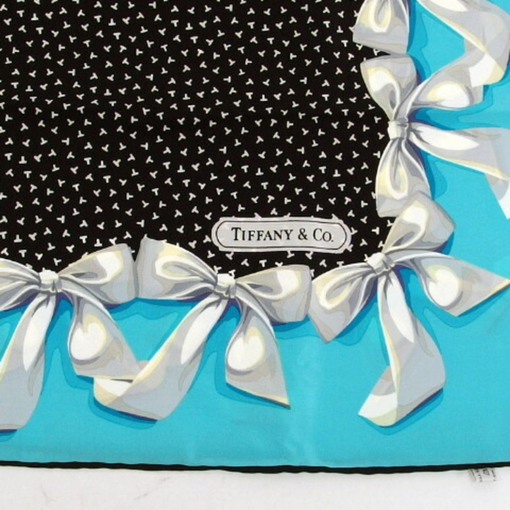 TIFFANY & CO Multiple color 100% silk scarf. - Picture 13 of 16